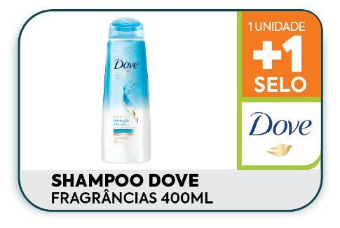 Shampoo Dove Fragrâncias 400ml
