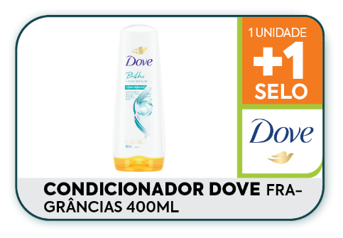 Condicionador Dove fragrâncias 400ml