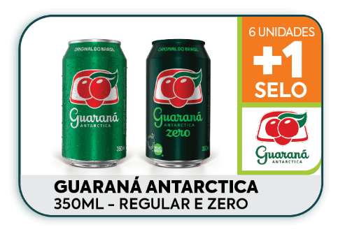Guaraná Antarctica 350ml - Regular e Zero
