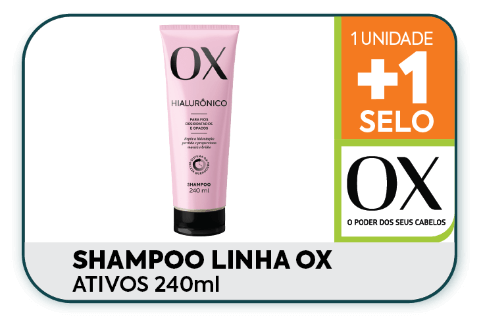 Shampoo Linha OX Ativos 240ml